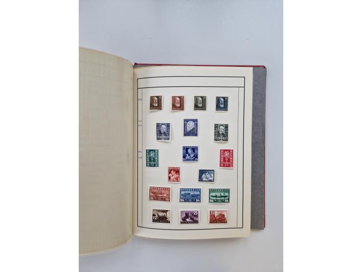 1880/1980, interesting lot in box, including collection Austria with good issues, Netherlands with 10 g. values, GB Mi. 1-2, 