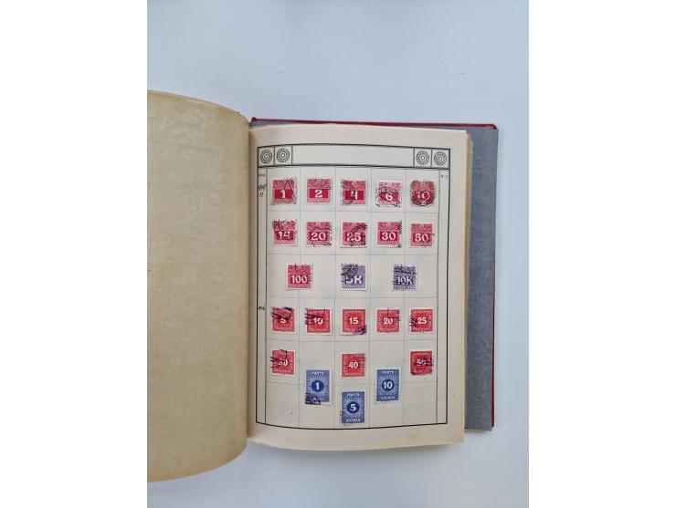 1880/1980, interesting lot in box, including collection Austria with good issues, Netherlands with 10 g. values, GB Mi. 1-2, 