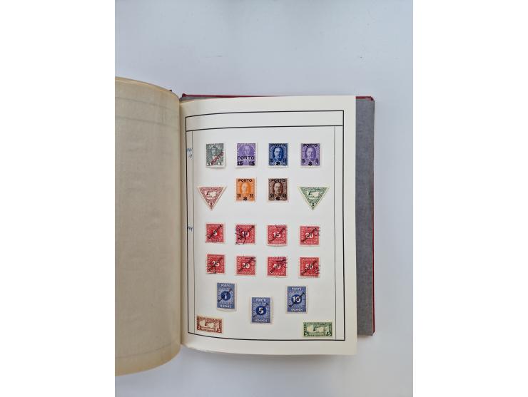 1880/1980, interesting lot in box, including collection Austria with good issues, Netherlands with 10 g. values, GB Mi. 1-2, 