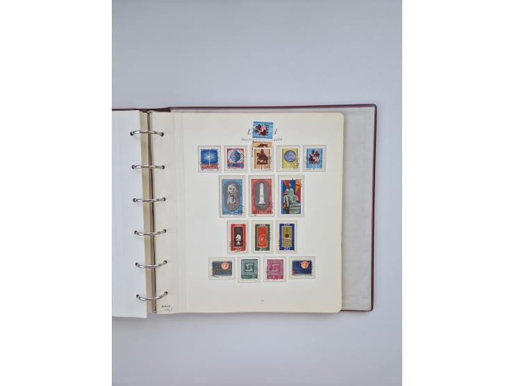 1948/90, in den Hauptnummern augenscheinlich komplette gestempelte Sammlungen Berlin 1948-90 und DDR 1949-90, sowie eine fast