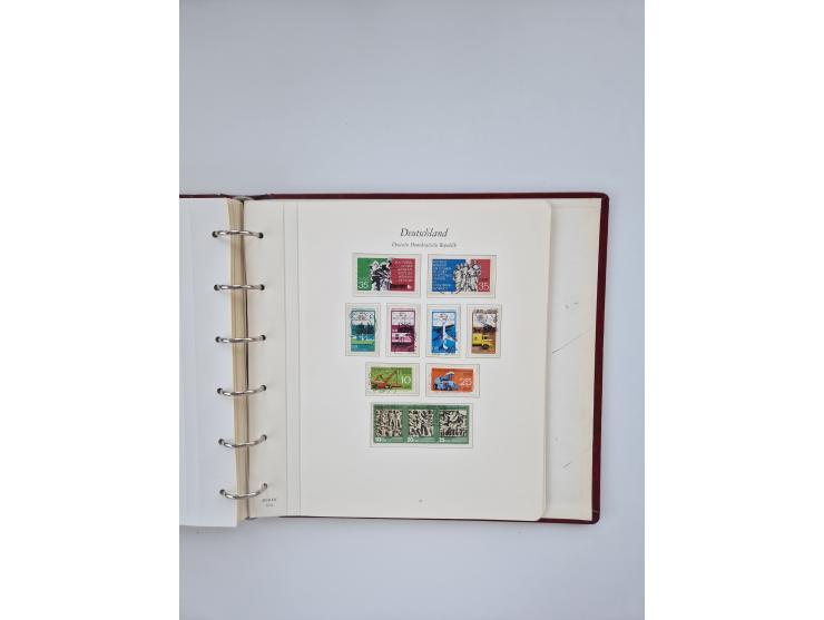 1948/90, in den Hauptnummern augenscheinlich komplette gestempelte Sammlungen Berlin 1948-90 und DDR 1949-90, sowie eine fast