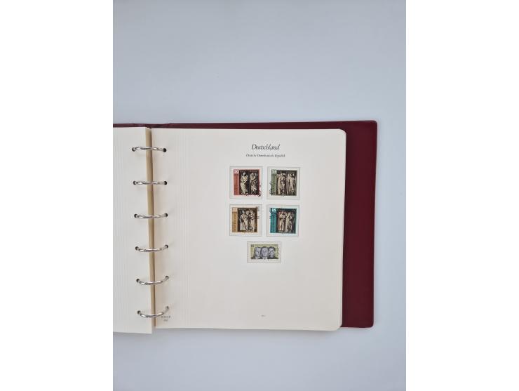 1948/90, in den Hauptnummern augenscheinlich komplette gestempelte Sammlungen Berlin 1948-90 und DDR 1949-90, sowie eine fast