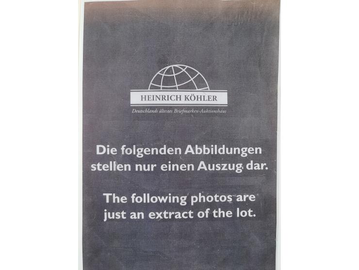 1949/80 (ca.), postfrische (vereinzelt ungebrauchte) und zusätzlich gestempelte Sammlungen Bund, Berlin und DDR in 3 Kartons,