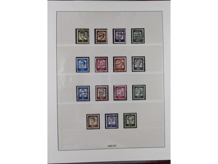 1949/80 (ca.), postfrische (vereinzelt ungebrauchte) und zusätzlich gestempelte Sammlungen Bund, Berlin und DDR in 3 Kartons,