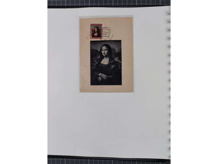 1949/80 (ca.), postfrische (vereinzelt ungebrauchte) und zusätzlich gestempelte Sammlungen Bund, Berlin und DDR in 3 Kartons,