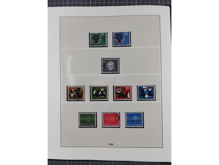 1949/80 (ca.), postfrische (vereinzelt ungebrauchte) und zusätzlich gestempelte Sammlungen Bund, Berlin und DDR in 3 Kartons,