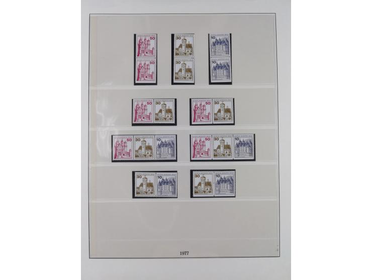 1949/74, Zusammendrucke, postfrische, in den Hauptnummern komplette Sammlung; sehr schöne Erhaltung.

