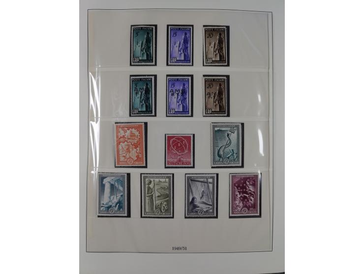 1949/79, postfrische und zusätzlich gestempelte Sammlung, in den Hauptnummern komplett, einschließlich Vor- und Mitläufern, d