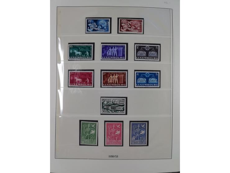 1949/79, postfrische und zusätzlich gestempelte Sammlung, in den Hauptnummern komplett, einschließlich Vor- und Mitläufern, d