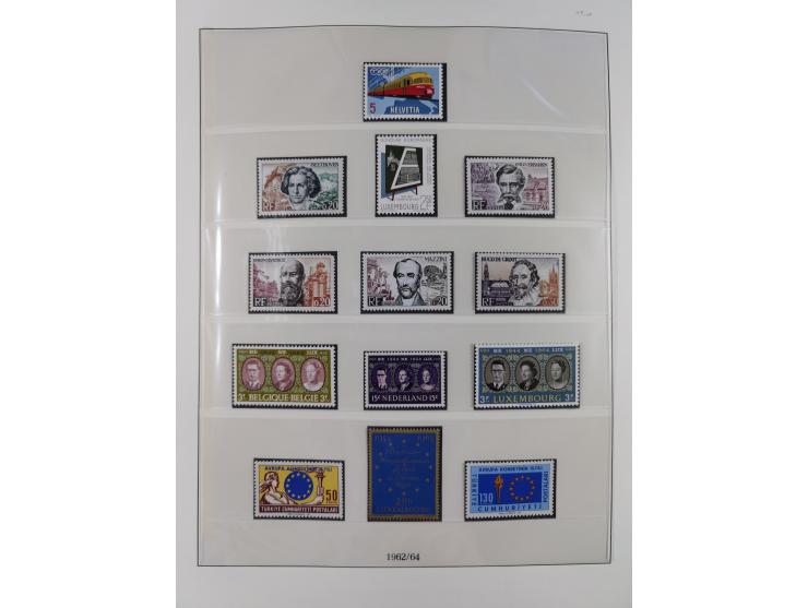 1949/79, postfrische und zusätzlich gestempelte Sammlung, in den Hauptnummern komplett, einschließlich Vor- und Mitläufern, d