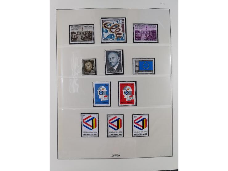 1949/79, postfrische und zusätzlich gestempelte Sammlung, in den Hauptnummern komplett, einschließlich Vor- und Mitläufern, d