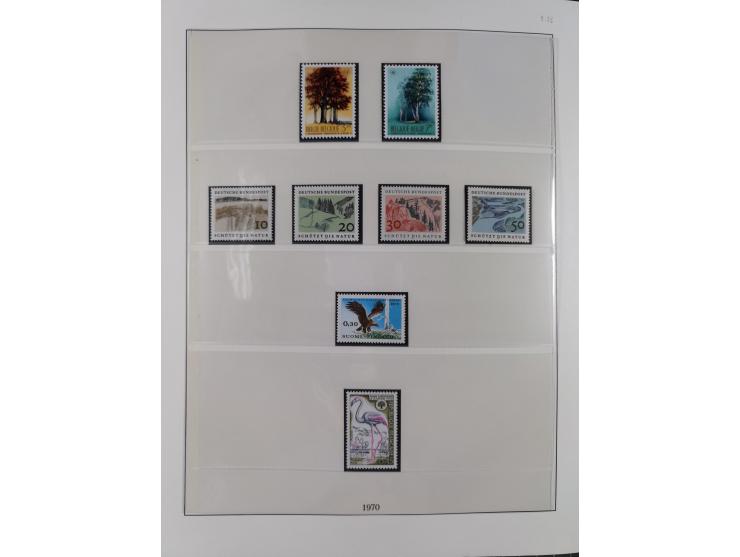 1949/79, postfrische und zusätzlich gestempelte Sammlung, in den Hauptnummern komplett, einschließlich Vor- und Mitläufern, d