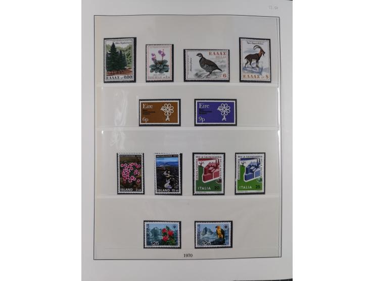 1949/79, postfrische und zusätzlich gestempelte Sammlung, in den Hauptnummern komplett, einschließlich Vor- und Mitläufern, d