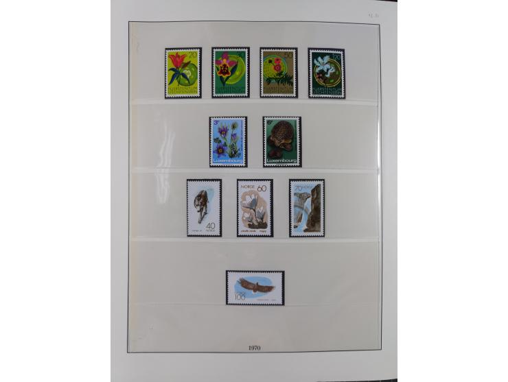 1949/79, postfrische und zusätzlich gestempelte Sammlung, in den Hauptnummern komplett, einschließlich Vor- und Mitläufern, d