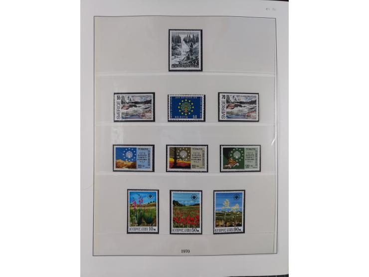 1949/79, postfrische und zusätzlich gestempelte Sammlung, in den Hauptnummern komplett, einschließlich Vor- und Mitläufern, d