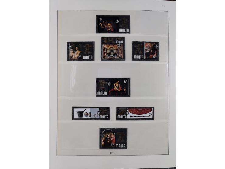 1949/79, postfrische und zusätzlich gestempelte Sammlung, in den Hauptnummern komplett, einschließlich Vor- und Mitläufern, d