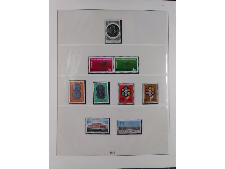 1949/79, postfrische und zusätzlich gestempelte Sammlung, in den Hauptnummern komplett, einschließlich Vor- und Mitläufern, d