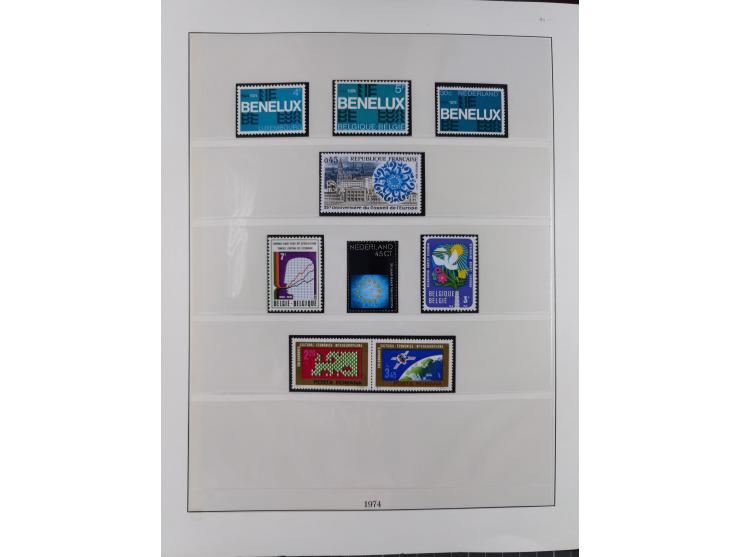 1949/79, postfrische und zusätzlich gestempelte Sammlung, in den Hauptnummern komplett, einschließlich Vor- und Mitläufern, d