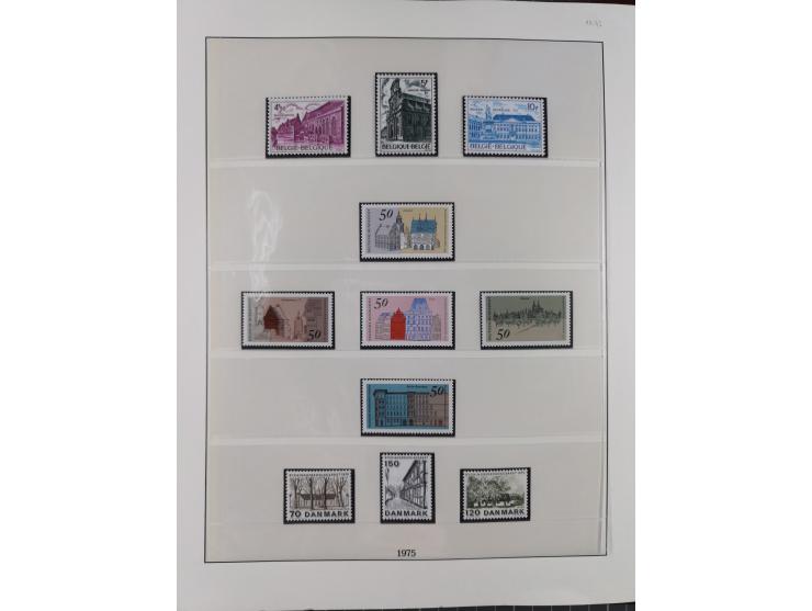 1949/79, postfrische und zusätzlich gestempelte Sammlung, in den Hauptnummern komplett, einschließlich Vor- und Mitläufern, d