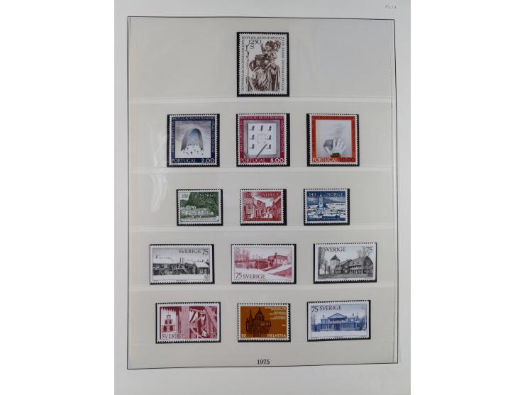 1949/79, postfrische und zusätzlich gestempelte Sammlung, in den Hauptnummern komplett, einschließlich Vor- und Mitläufern, d