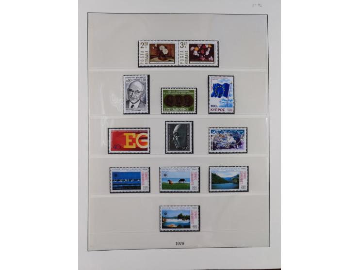 1949/79, postfrische und zusätzlich gestempelte Sammlung, in den Hauptnummern komplett, einschließlich Vor- und Mitläufern, d