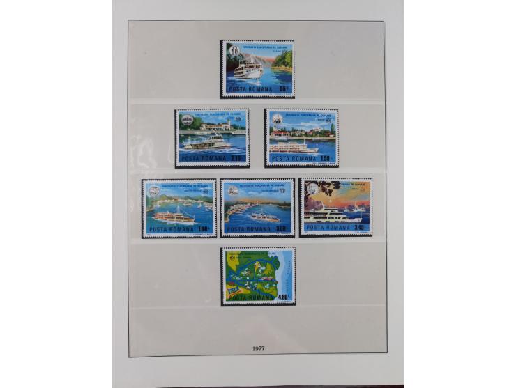 1949/79, postfrische und zusätzlich gestempelte Sammlung, in den Hauptnummern komplett, einschließlich Vor- und Mitläufern, d