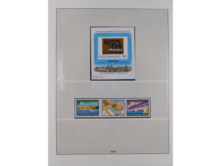 1949/79, postfrische und zusätzlich gestempelte Sammlung, in den Hauptnummern komplett, einschließlich Vor- und Mitläufern, d