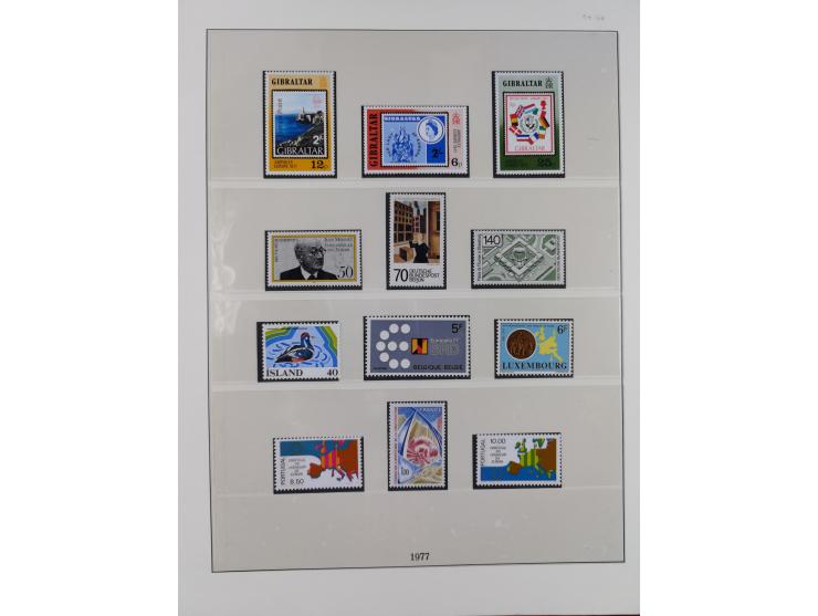 1949/79, postfrische und zusätzlich gestempelte Sammlung, in den Hauptnummern komplett, einschließlich Vor- und Mitläufern, d