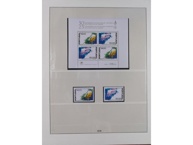 1949/79, postfrische und zusätzlich gestempelte Sammlung, in den Hauptnummern komplett, einschließlich Vor- und Mitläufern, d