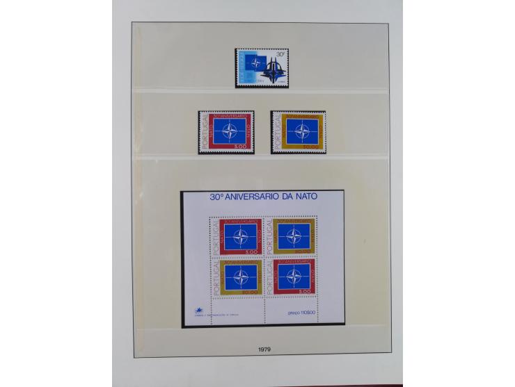 1949/79, postfrische und zusätzlich gestempelte Sammlung, in den Hauptnummern komplett, einschließlich Vor- und Mitläufern, d