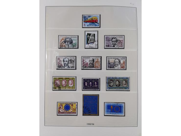 1949/79, postfrische und zusätzlich gestempelte Sammlung, in den Hauptnummern komplett, einschließlich Vor- und Mitläufern, d