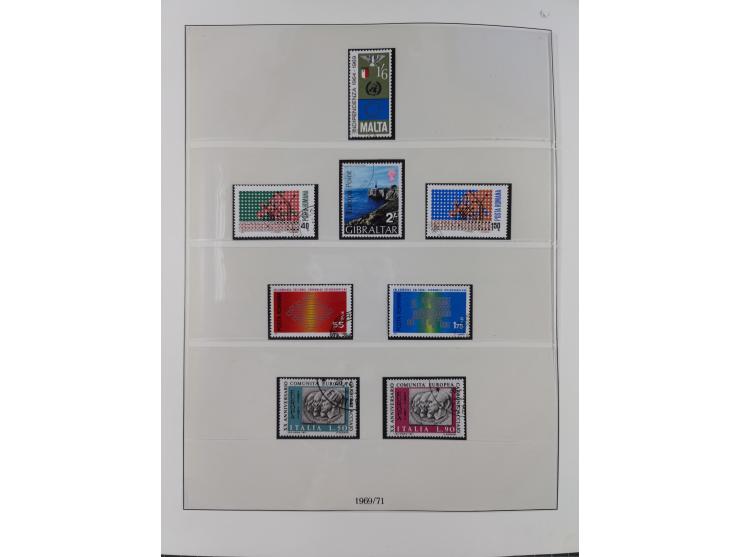 1949/79, postfrische und zusätzlich gestempelte Sammlung, in den Hauptnummern komplett, einschließlich Vor- und Mitläufern, d