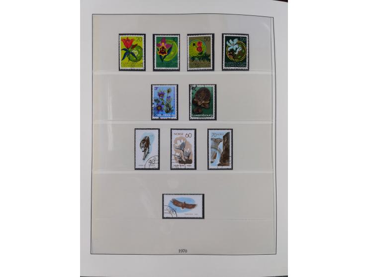 1949/79, postfrische und zusätzlich gestempelte Sammlung, in den Hauptnummern komplett, einschließlich Vor- und Mitläufern, d