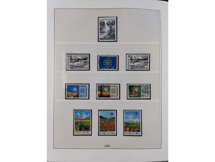 1949/79, postfrische und zusätzlich gestempelte Sammlung, in den Hauptnummern komplett, einschließlich Vor- und Mitläufern, d