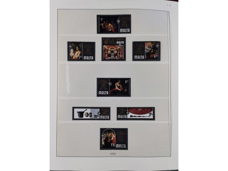 1949/79, postfrische und zusätzlich gestempelte Sammlung, in den Hauptnummern komplett, einschließlich Vor- und Mitläufern, d