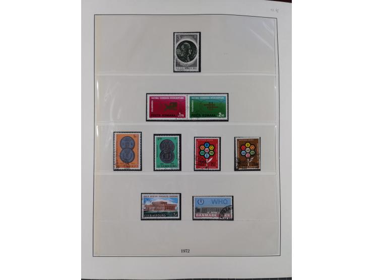 1949/79, postfrische und zusätzlich gestempelte Sammlung, in den Hauptnummern komplett, einschließlich Vor- und Mitläufern, d