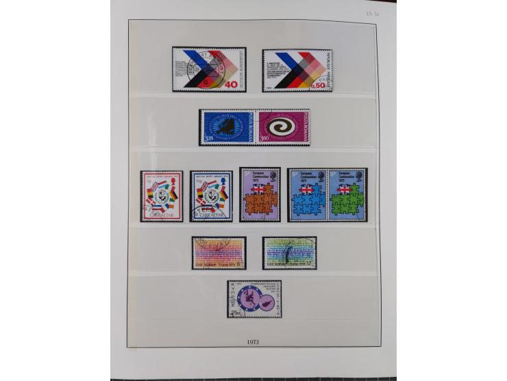 1949/79, postfrische und zusätzlich gestempelte Sammlung, in den Hauptnummern komplett, einschließlich Vor- und Mitläufern, d