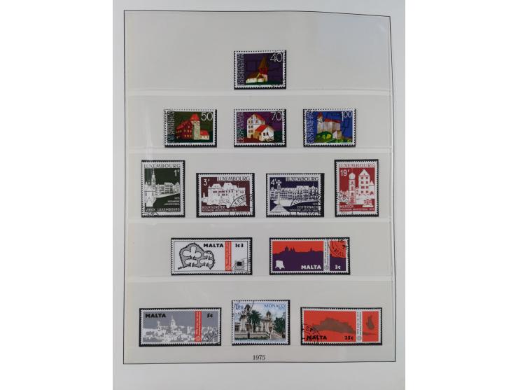 1949/79, postfrische und zusätzlich gestempelte Sammlung, in den Hauptnummern komplett, einschließlich Vor- und Mitläufern, d