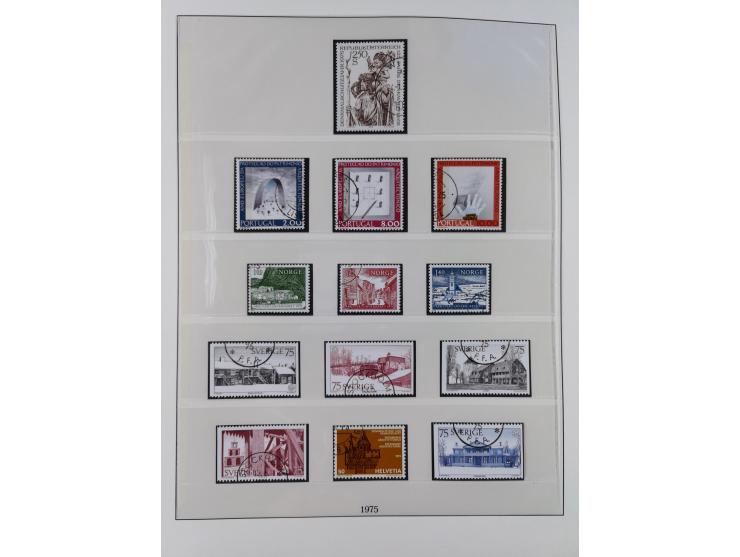 1949/79, postfrische und zusätzlich gestempelte Sammlung, in den Hauptnummern komplett, einschließlich Vor- und Mitläufern, d