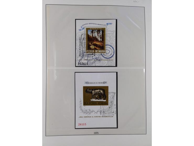 1949/79, postfrische und zusätzlich gestempelte Sammlung, in den Hauptnummern komplett, einschließlich Vor- und Mitläufern, d