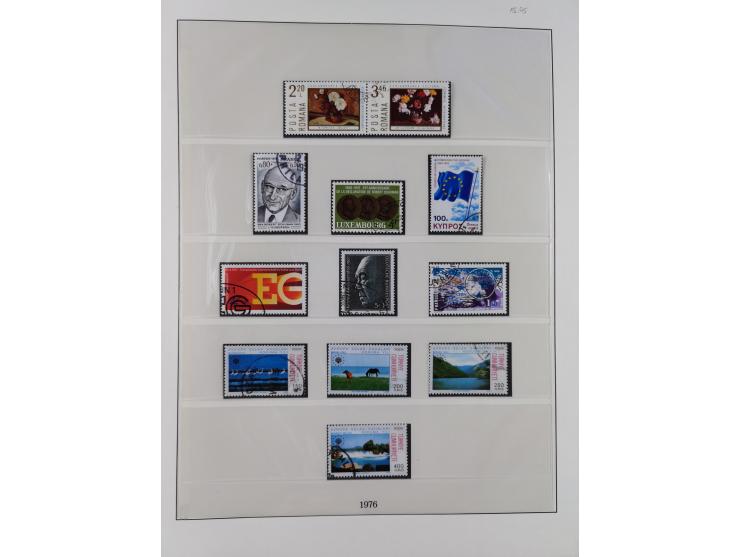 1949/79, postfrische und zusätzlich gestempelte Sammlung, in den Hauptnummern komplett, einschließlich Vor- und Mitläufern, d