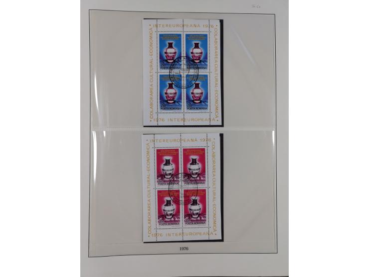 1949/79, postfrische und zusätzlich gestempelte Sammlung, in den Hauptnummern komplett, einschließlich Vor- und Mitläufern, d