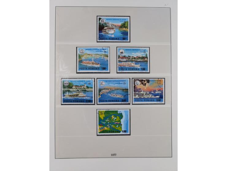 1949/79, postfrische und zusätzlich gestempelte Sammlung, in den Hauptnummern komplett, einschließlich Vor- und Mitläufern, d