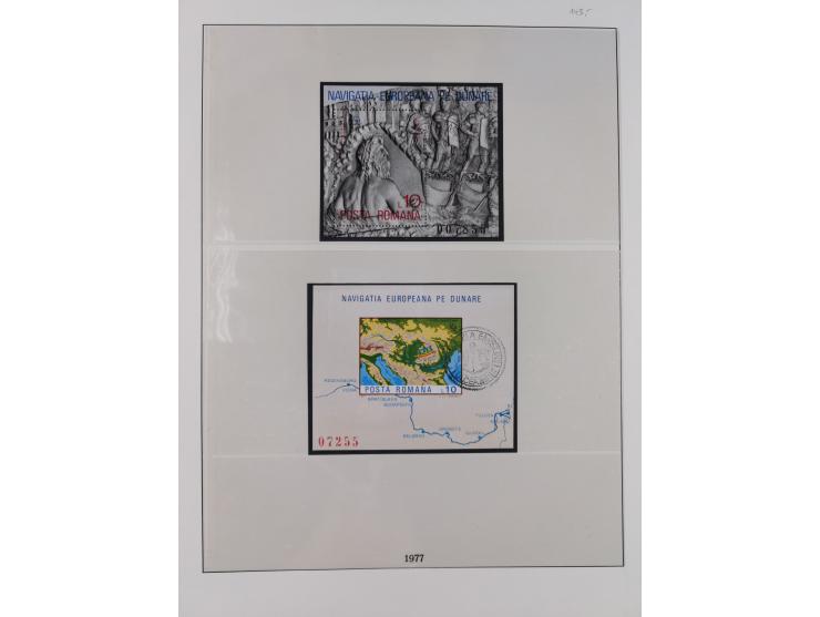 1949/79, postfrische und zusätzlich gestempelte Sammlung, in den Hauptnummern komplett, einschließlich Vor- und Mitläufern, d