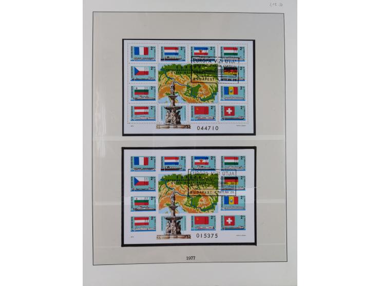 1949/79, postfrische und zusätzlich gestempelte Sammlung, in den Hauptnummern komplett, einschließlich Vor- und Mitläufern, d