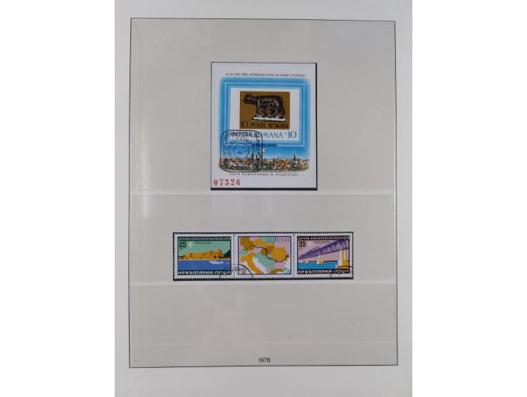 1949/79, postfrische und zusätzlich gestempelte Sammlung, in den Hauptnummern komplett, einschließlich Vor- und Mitläufern, d