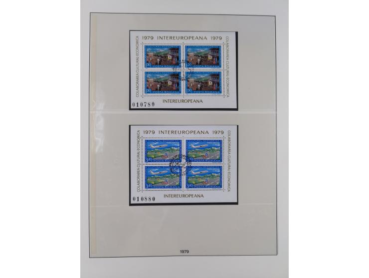 1949/79, postfrische und zusätzlich gestempelte Sammlung, in den Hauptnummern komplett, einschließlich Vor- und Mitläufern, d