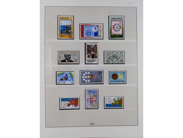 1949/79, postfrische und zusätzlich gestempelte Sammlung, in den Hauptnummern komplett, einschließlich Vor- und Mitläufern, d