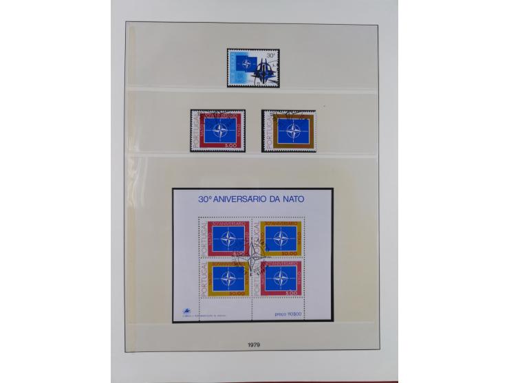 1949/79, postfrische und zusätzlich gestempelte Sammlung, in den Hauptnummern komplett, einschließlich Vor- und Mitläufern, d