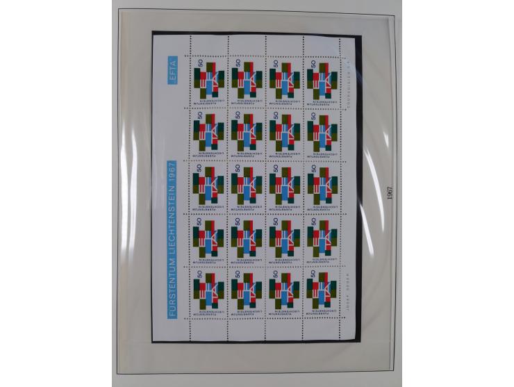 1949/79, postfrische und zusätzlich gestempelte Sammlung, in den Hauptnummern komplett, einschließlich Vor- und Mitläufern, d